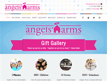 Tablet Screenshot of angelsarms.org